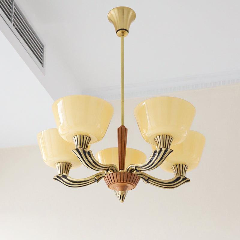 Lustre Libellule en verre et laiton – vue 29