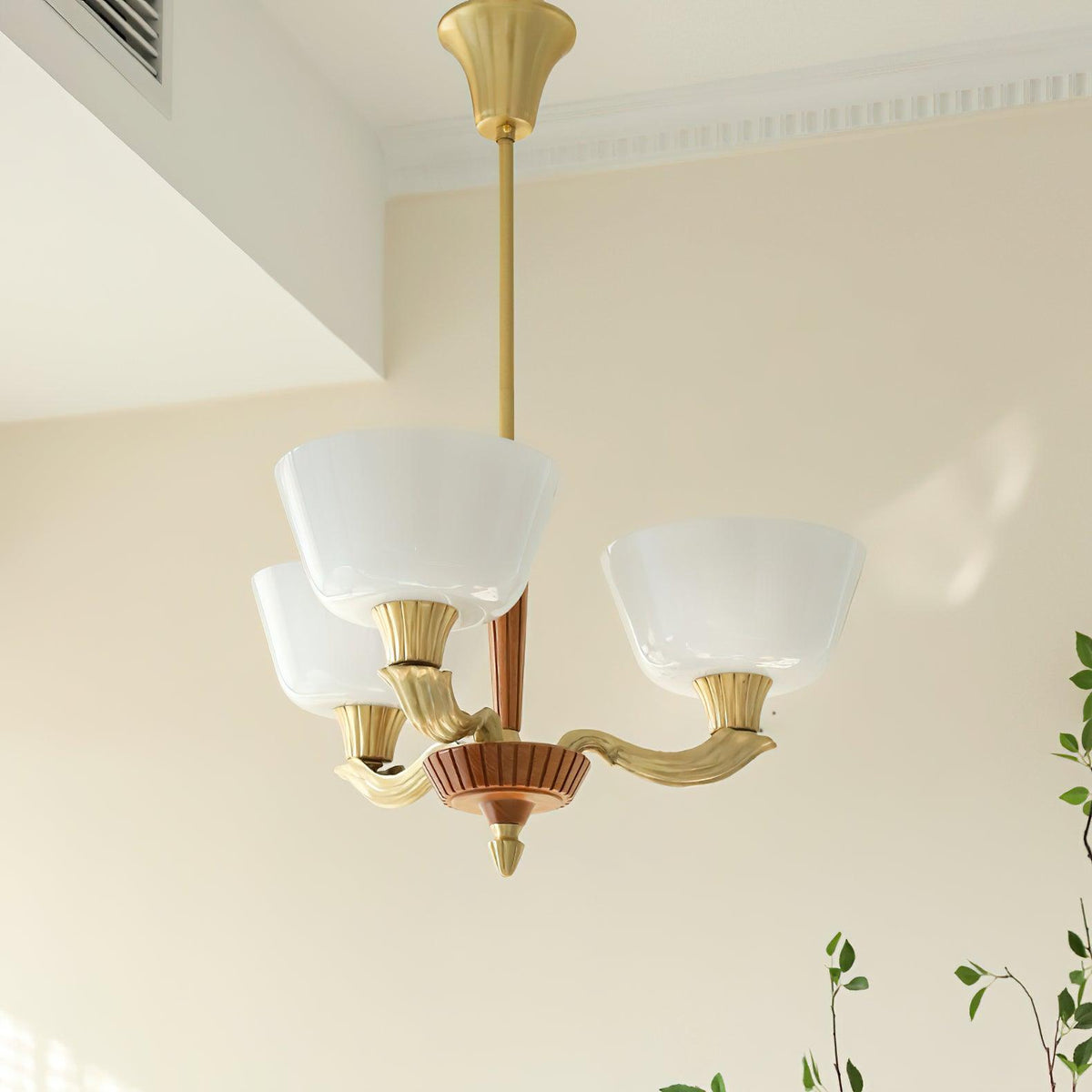 Lustre Libellule en verre et laiton – vue 31