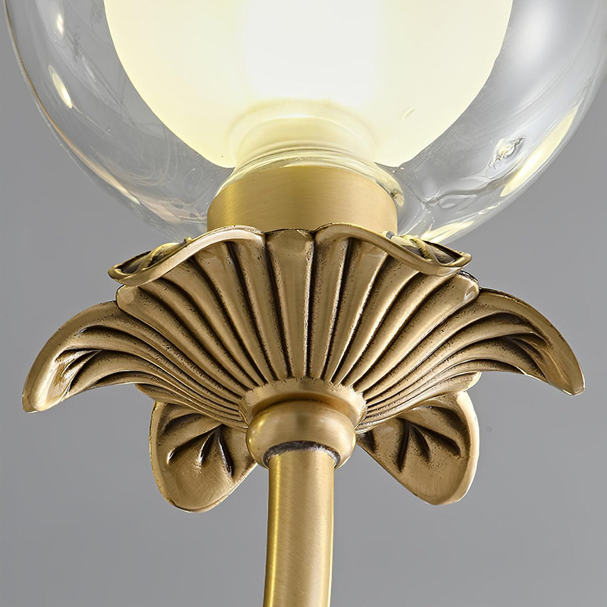 Lustre Balade en verre et laiton – vue 26