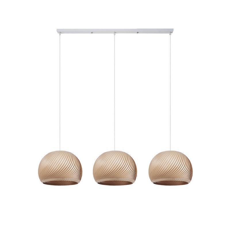 Suspension Roselière en bois et métal – vue 38