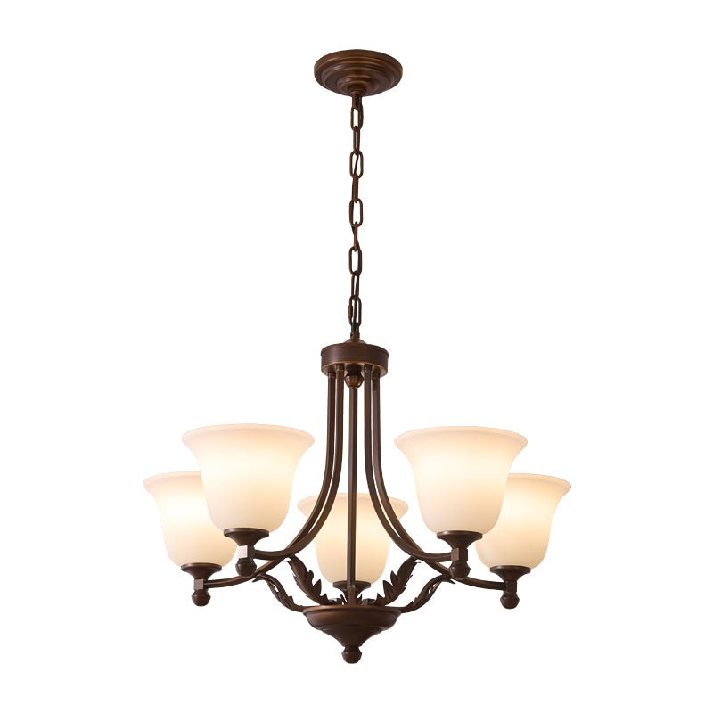 Lustre Anis en verre et métal – vue 22