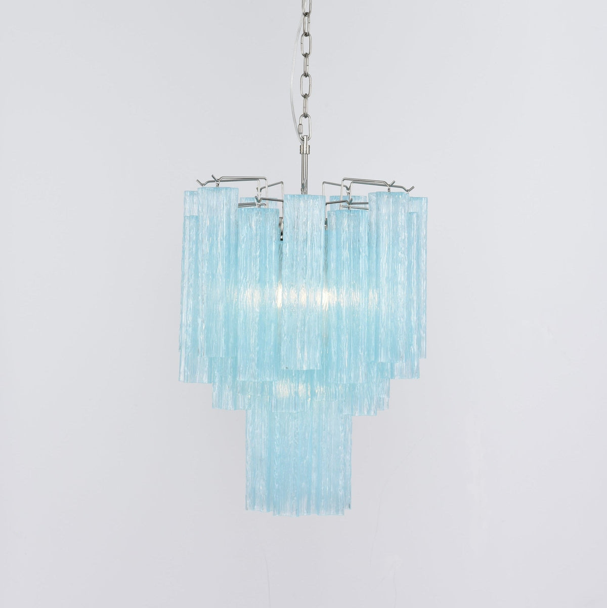 Lustre Bretèche en verre et métal – vue 4