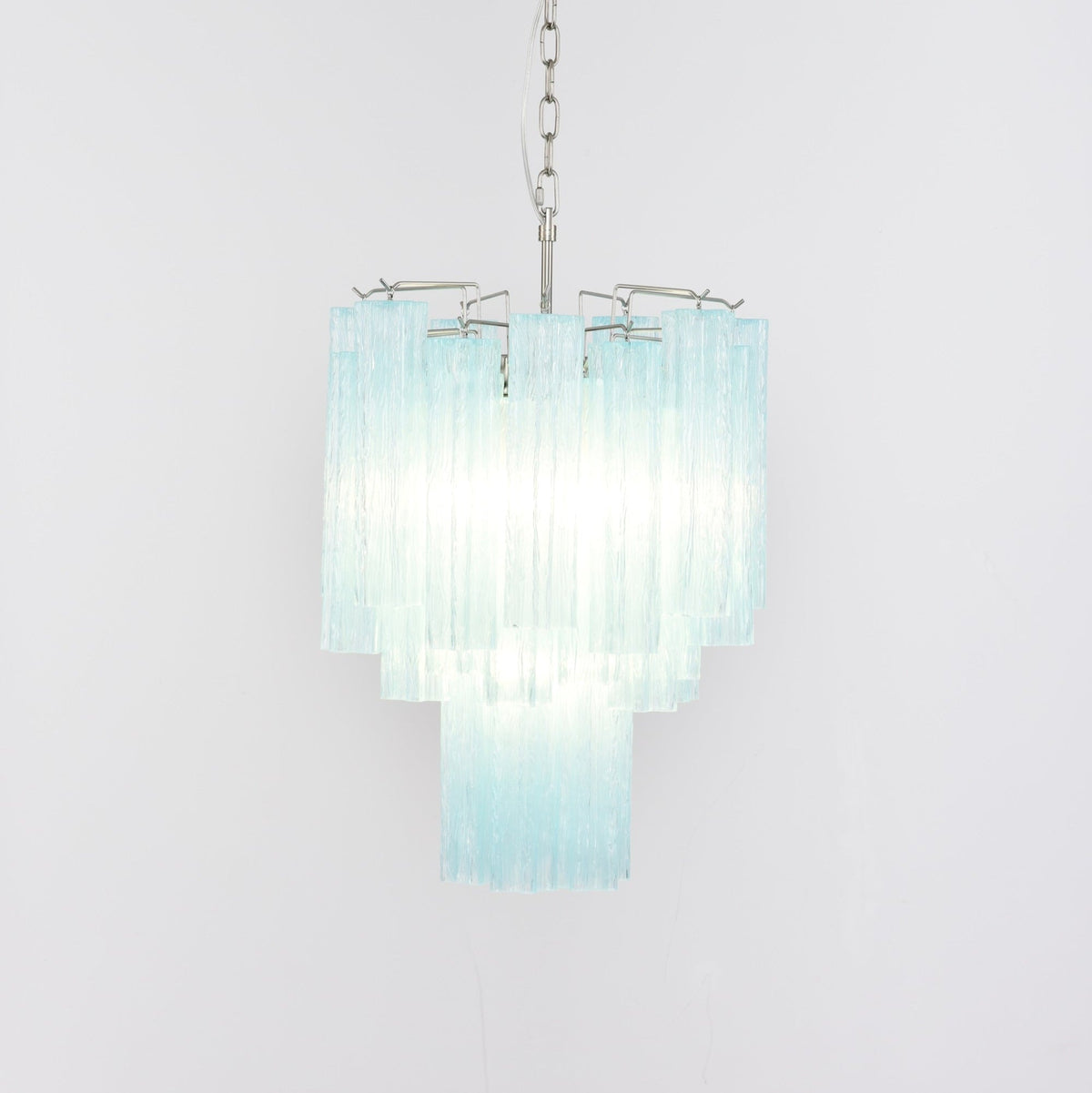 Lustre Bretèche en verre et métal – vue 8