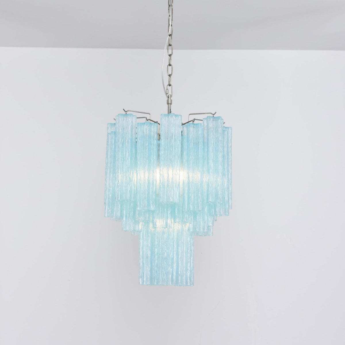 Lustre Bretèche en verre et métal – vue 9