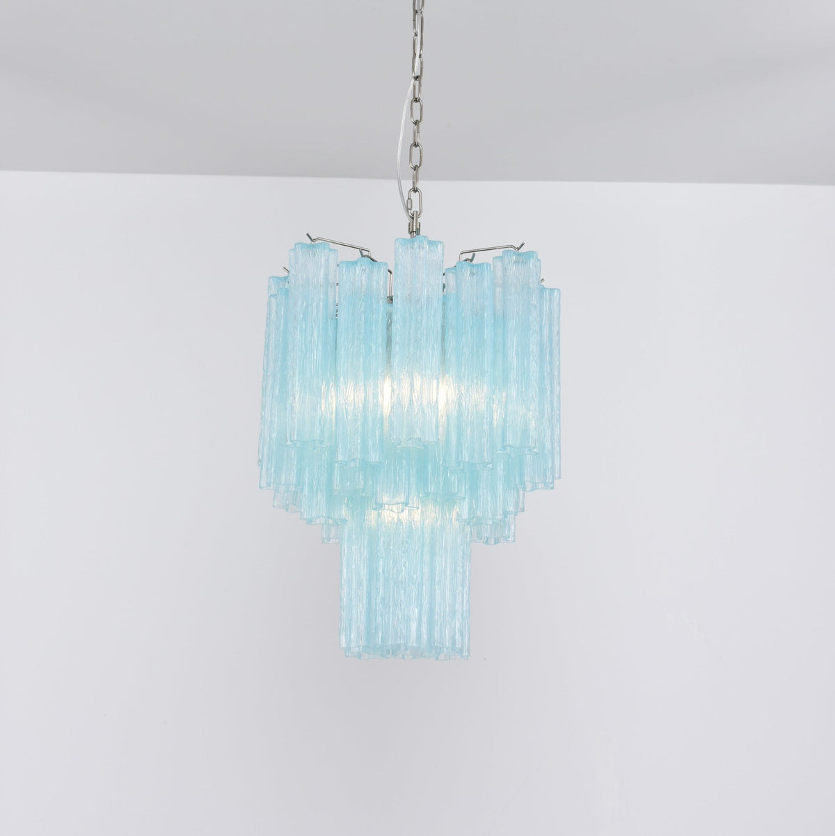 Lustre Bretèche en verre et métal – vue 11