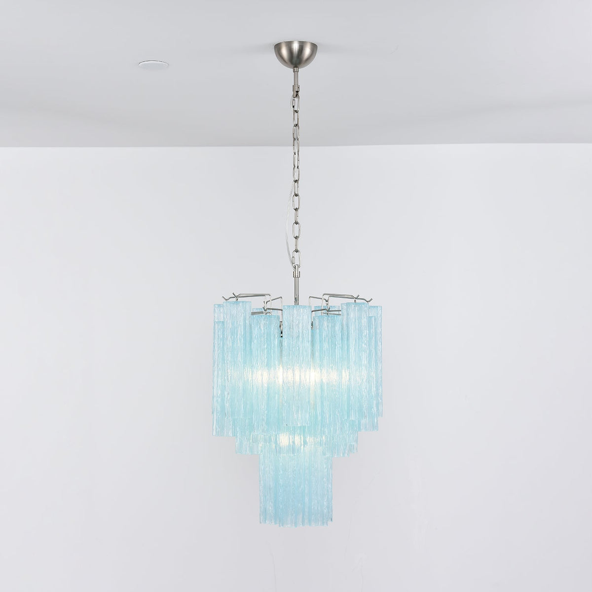 Lustre Bretèche en verre et métal – vue 15