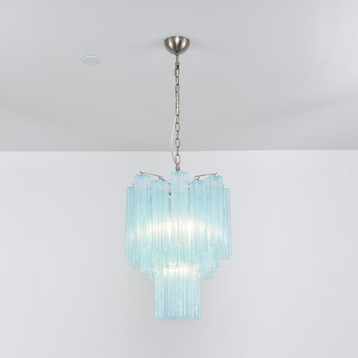 Lustre Bretèche en verre et métal – vue 18