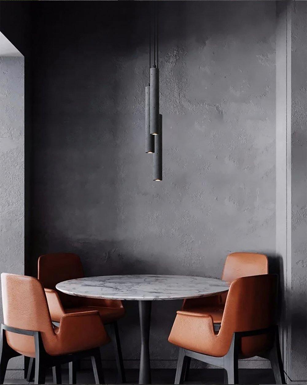 Suspension Céleste en terrazzo et métal – vue 16