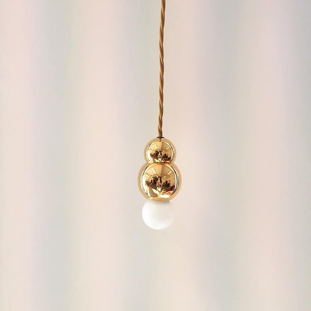 Suspension Augustine en verre et aluminium – vue 34