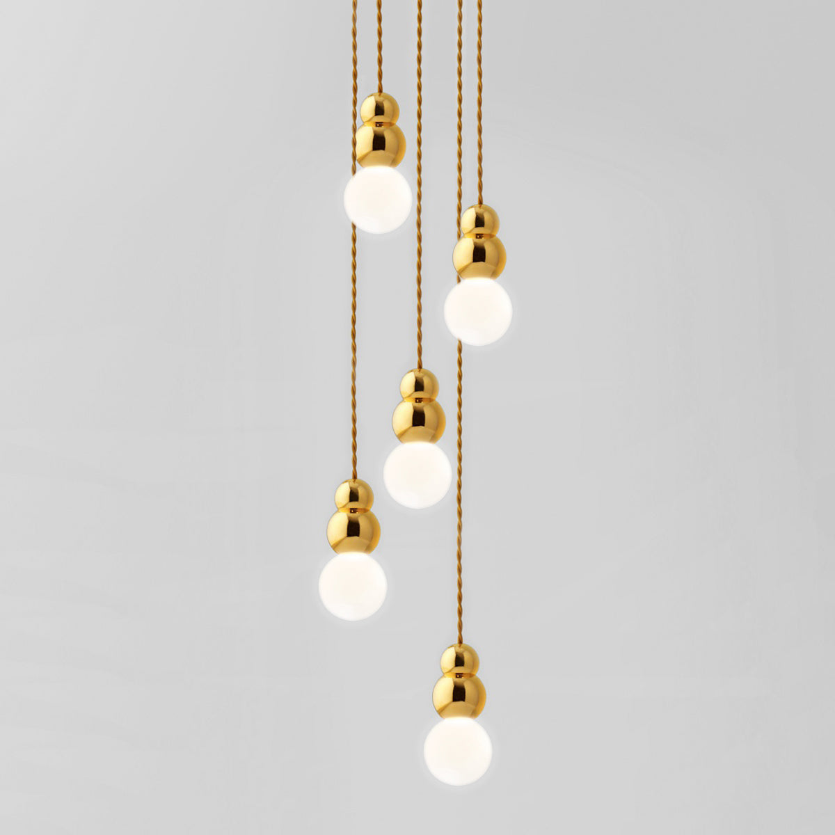 Suspension Augustine en verre et aluminium – vue 35