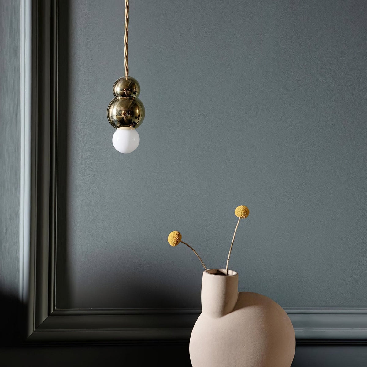 Suspension Augustine en verre et aluminium – vue 24