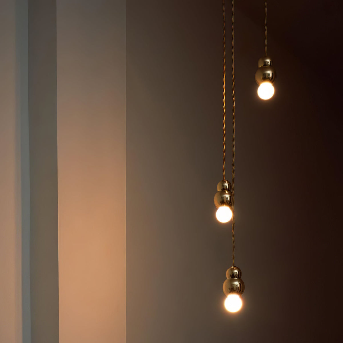 Suspension Augustine en verre et aluminium – vue 58