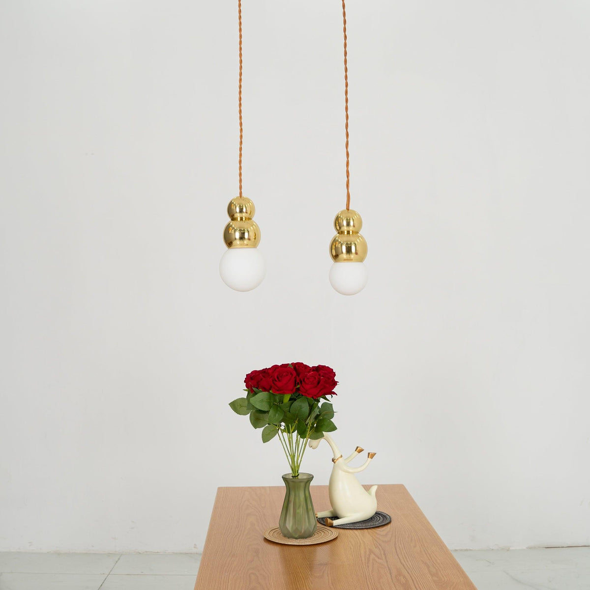 Suspension Augustine en verre et aluminium – vue 45