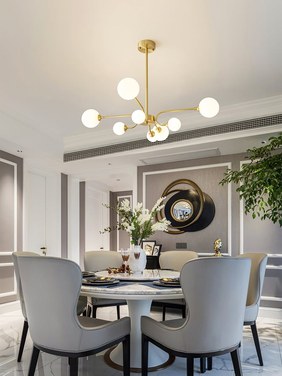 Lustre Armada en verre et métal – vue 2