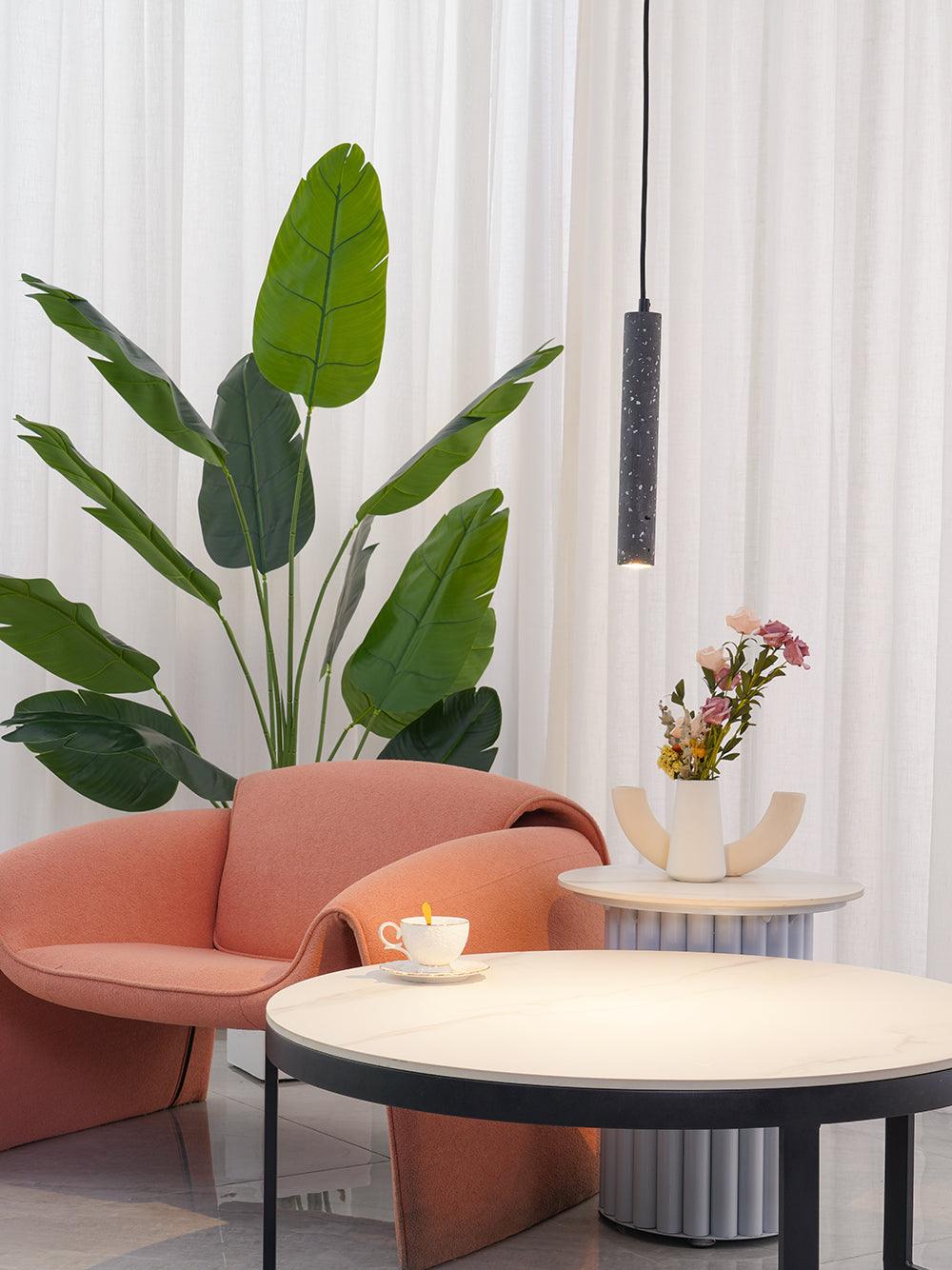 Suspension Céleste en terrazzo et métal – vue 40