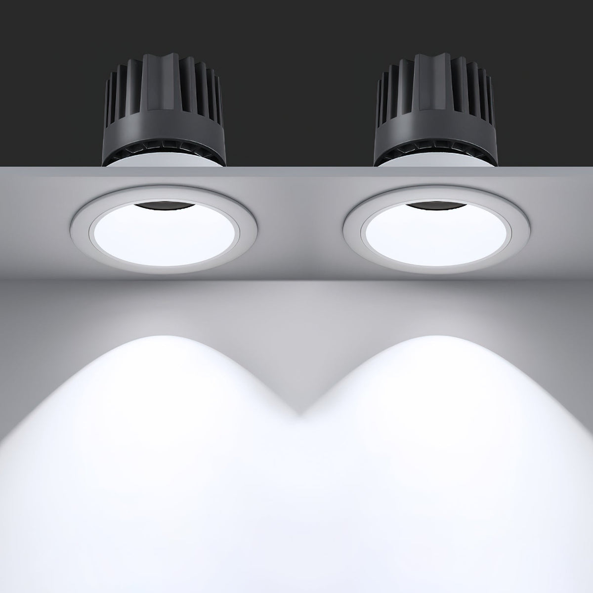 Plafonnier Vénus en aluminium – vue 4