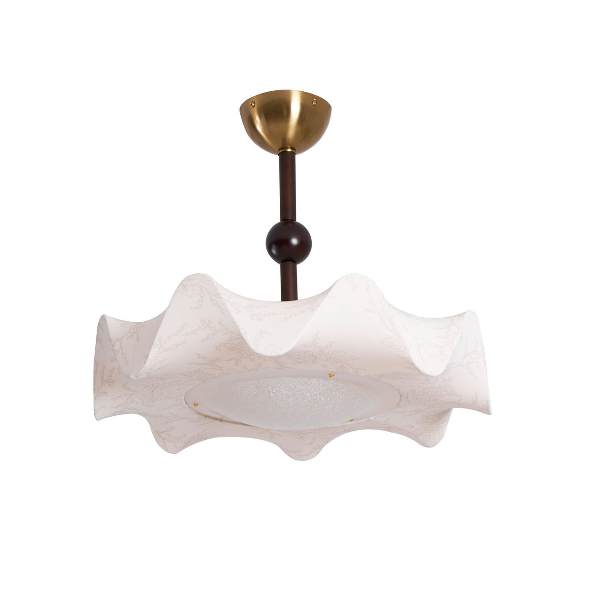 Plafonnier Chalet en bois et tissu – vue 22