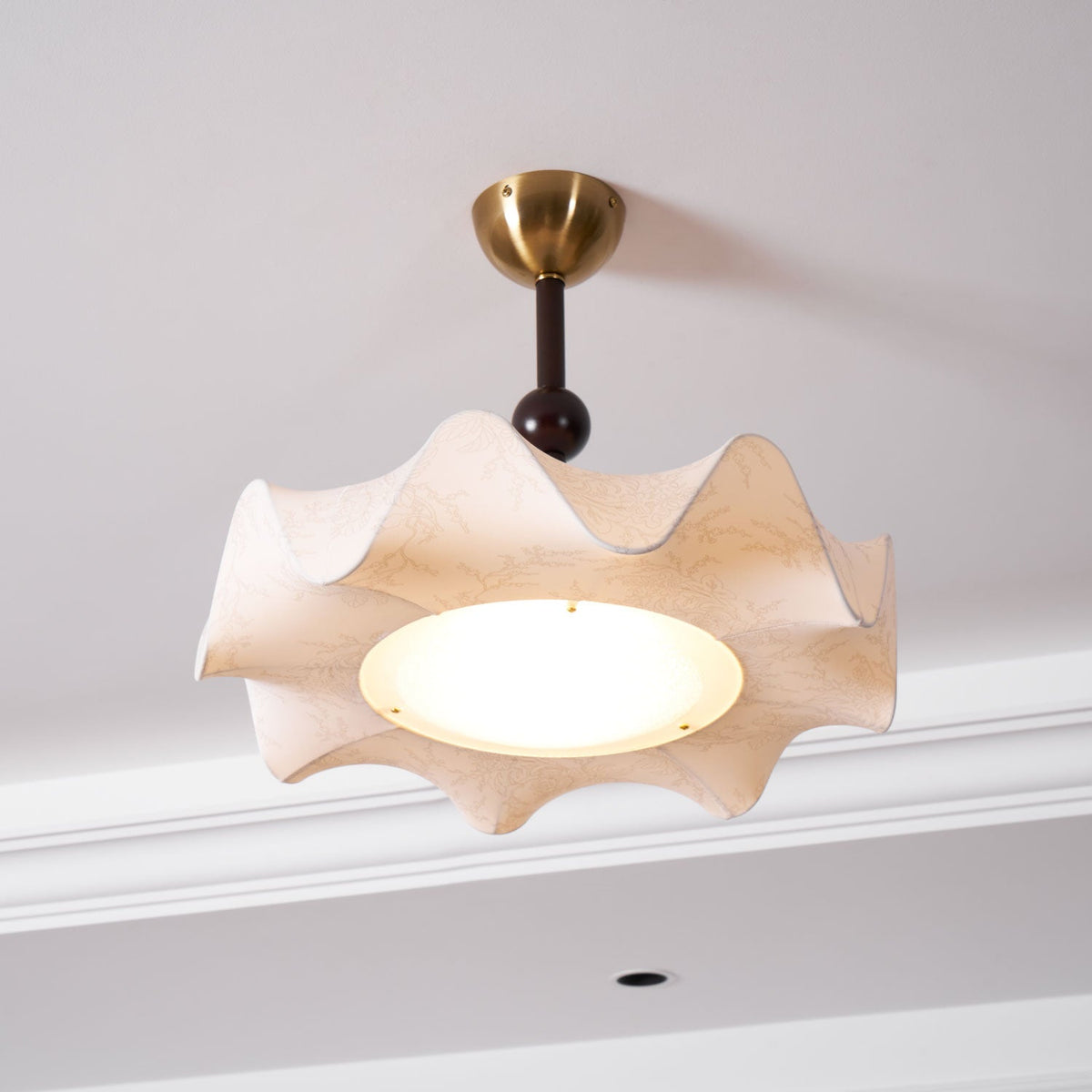 Plafonnier Chalet en bois et tissu – vue 27