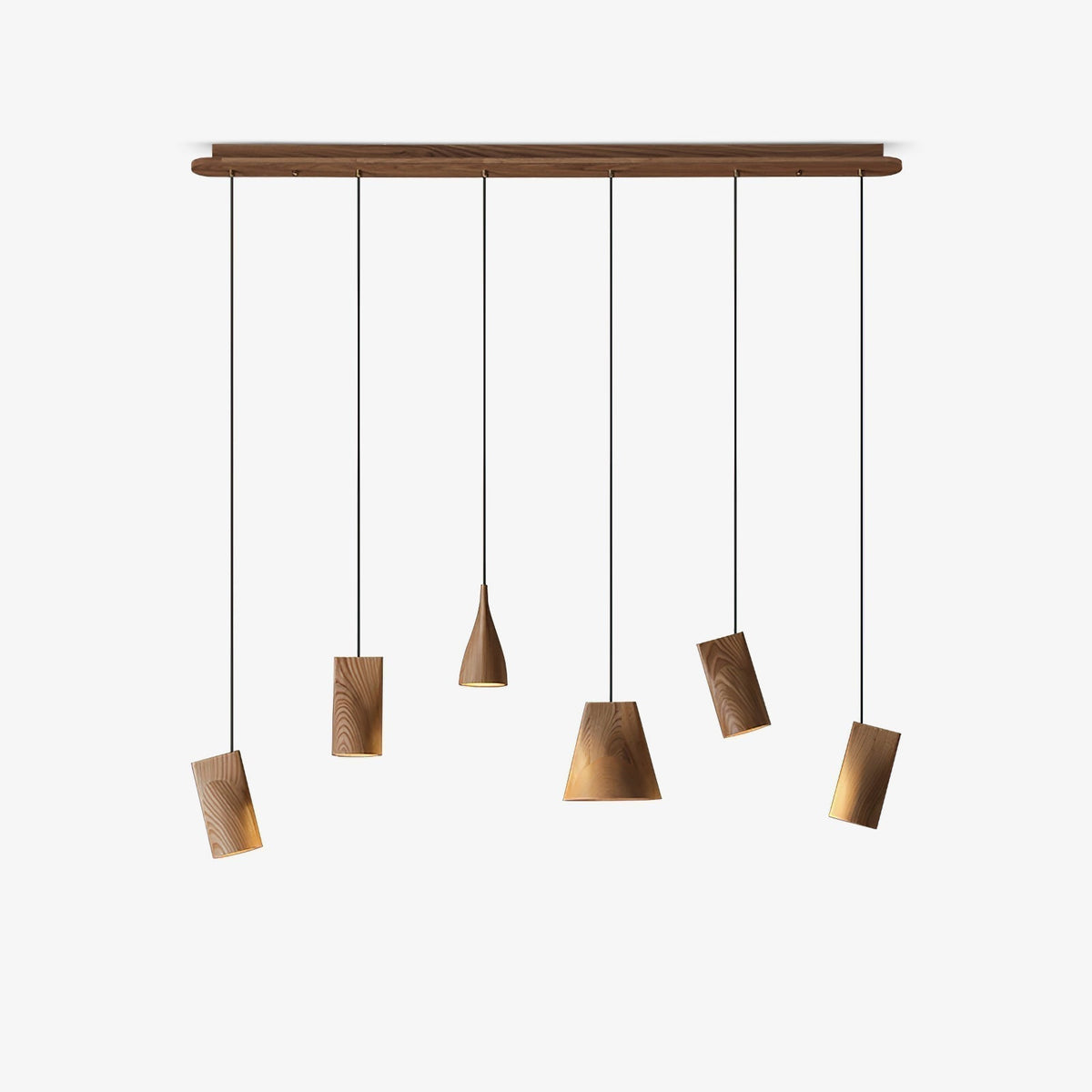 Suspension Badiane en bois et métal – vue 32
