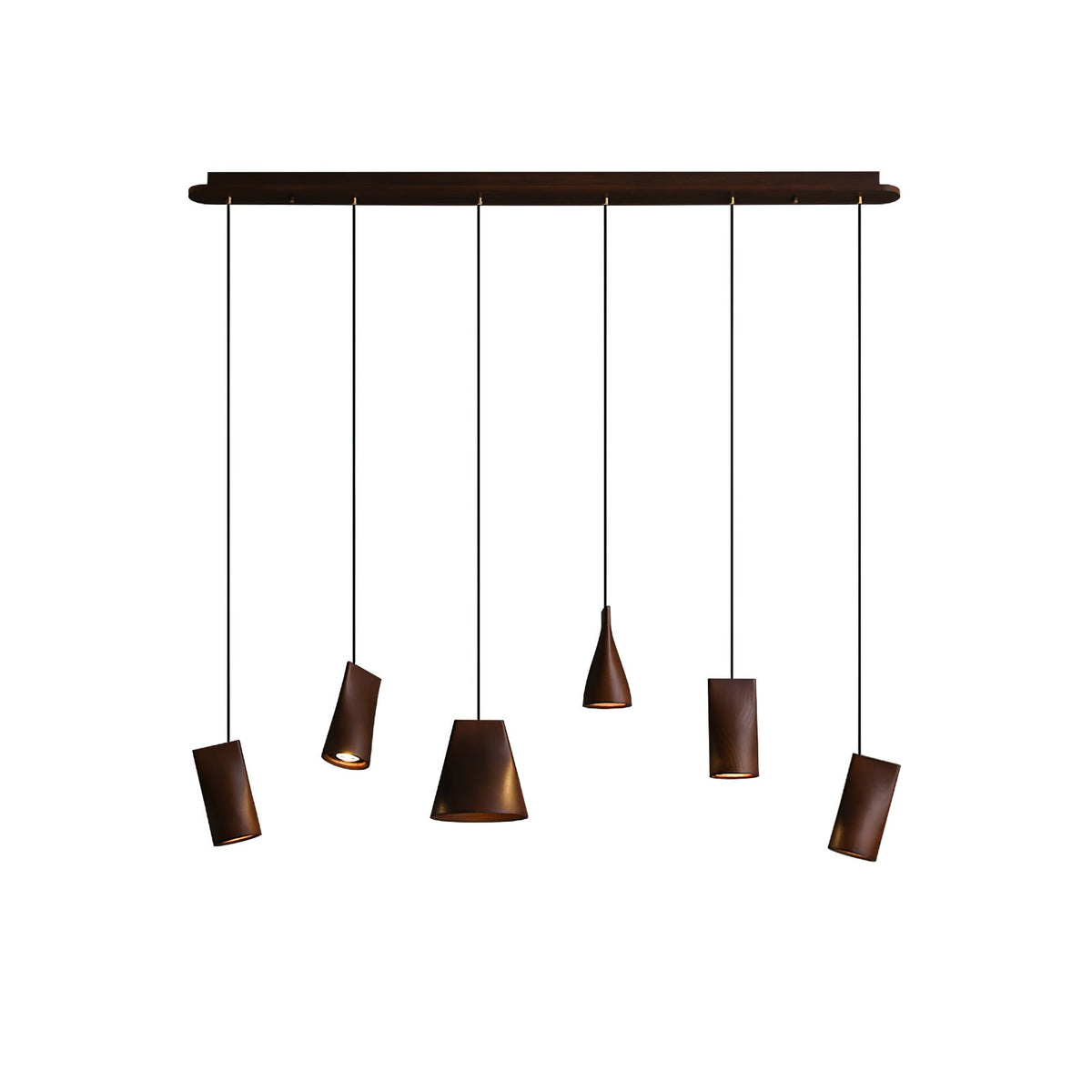Suspension Badiane en bois et métal – vue 87
