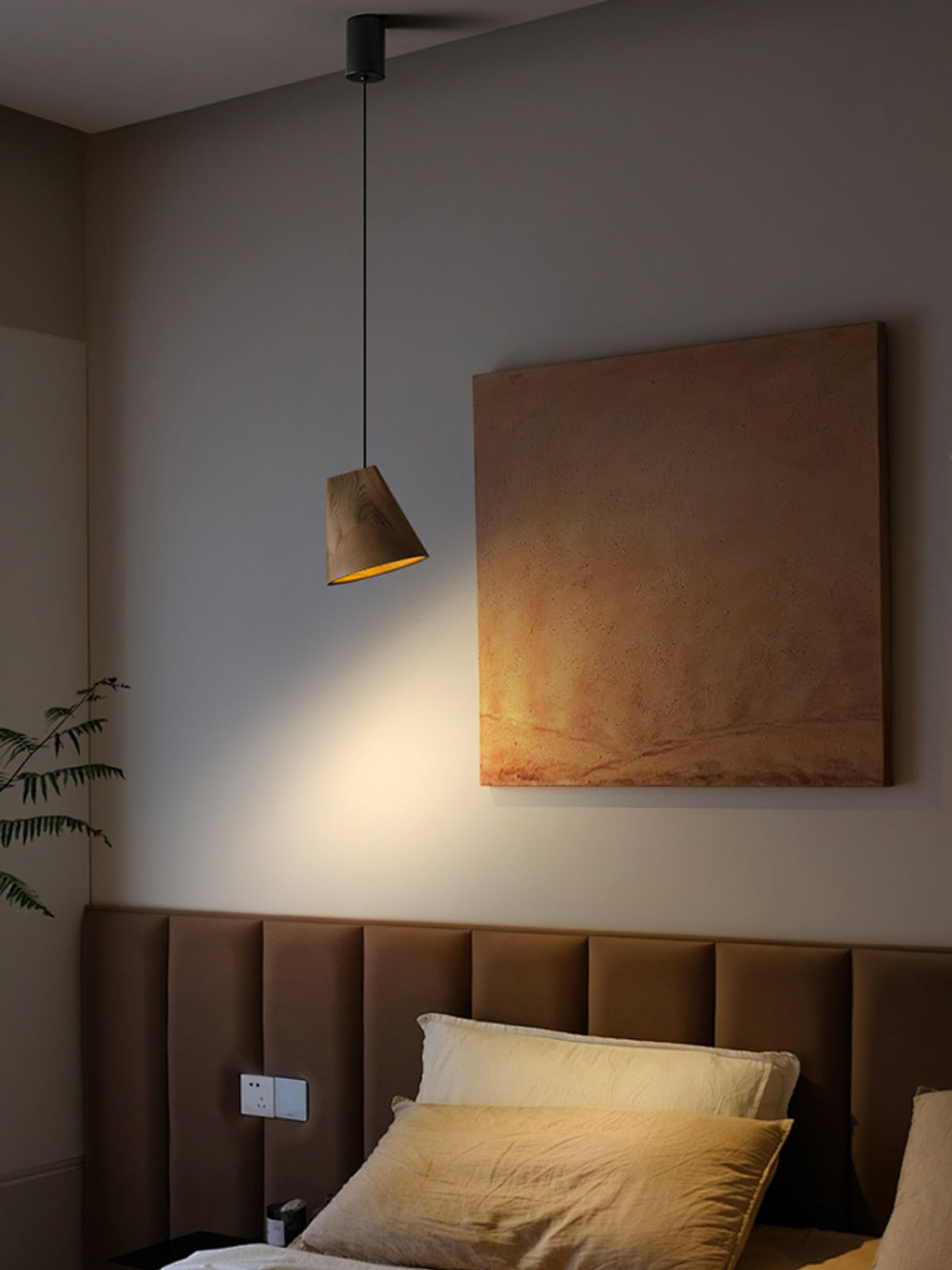 Suspension Badiane en bois et métal – vue 64