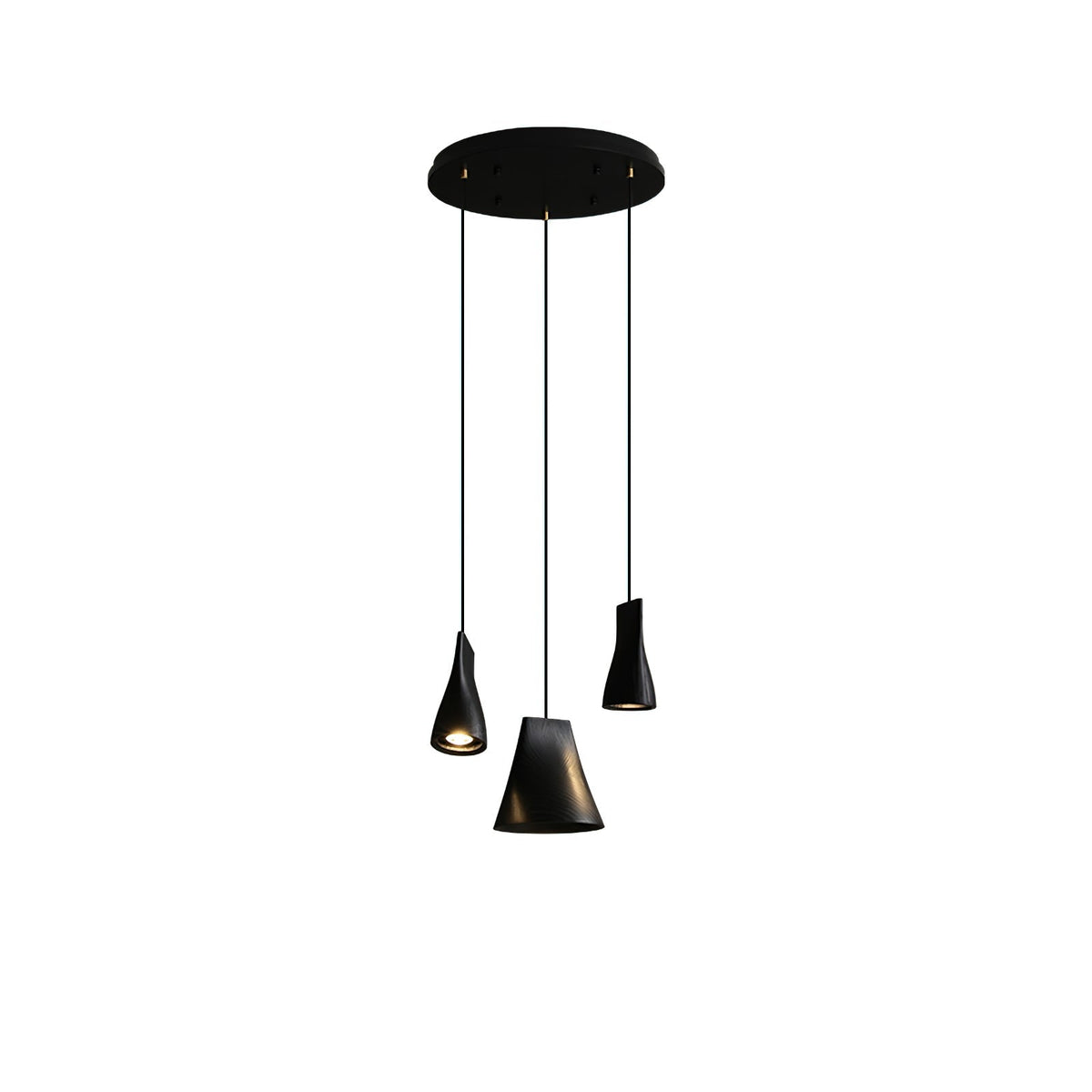 Suspension Badiane en bois et métal – vue 45