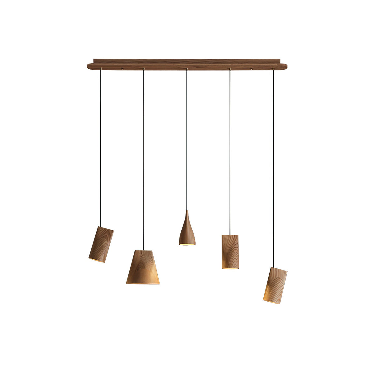 Suspension Badiane en bois et métal – vue 81