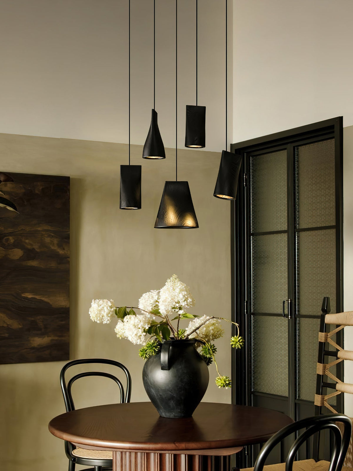 Suspension Badiane en bois et métal – vue 25