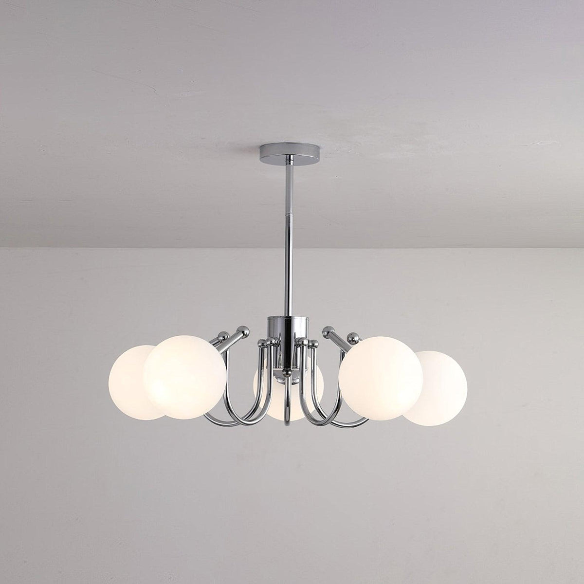 Lustre Rosée en verre et métal – vue 23