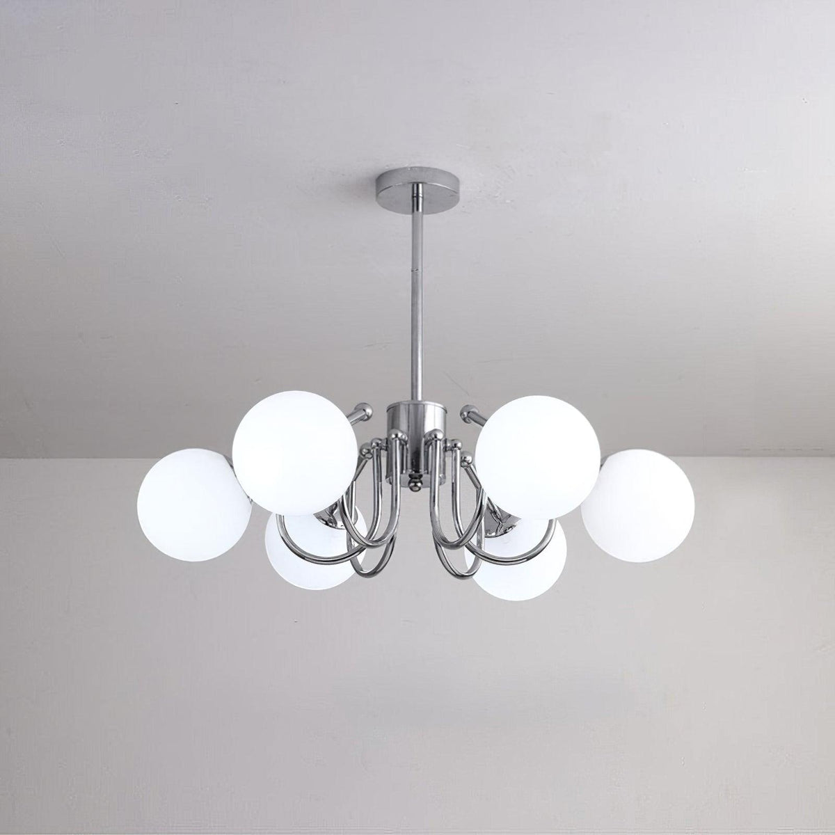 Lustre Rosée en verre et métal – vue 28