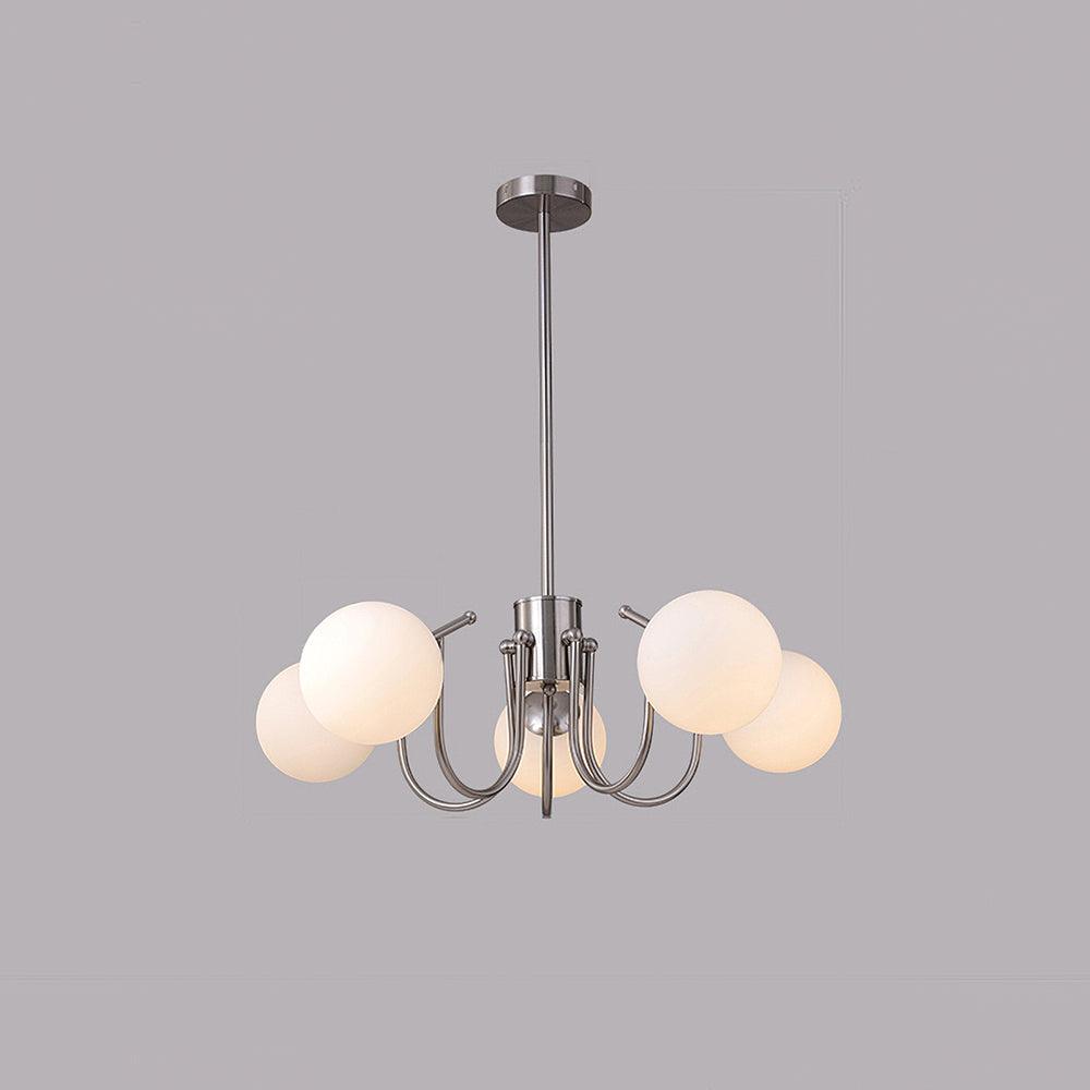 Lustre Rosée en verre et métal – vue 20