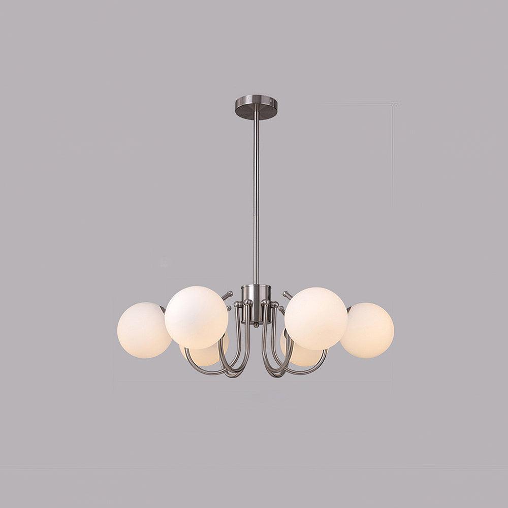 Lustre Rosée en verre et métal – vue 17