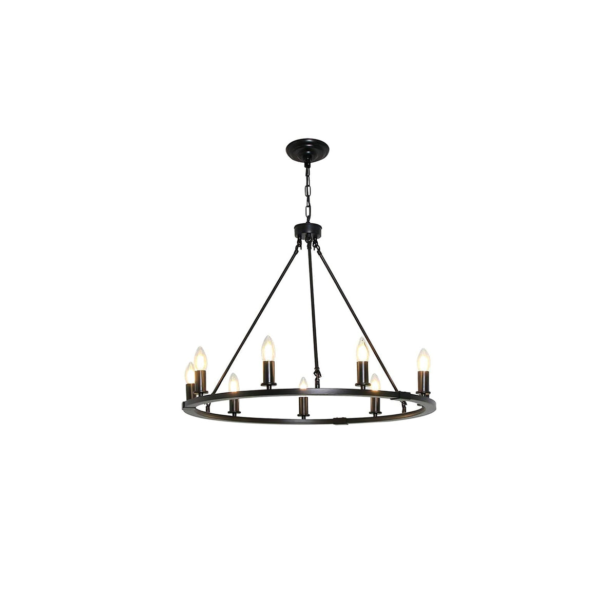 Lustre Ondée en fer – vue 10