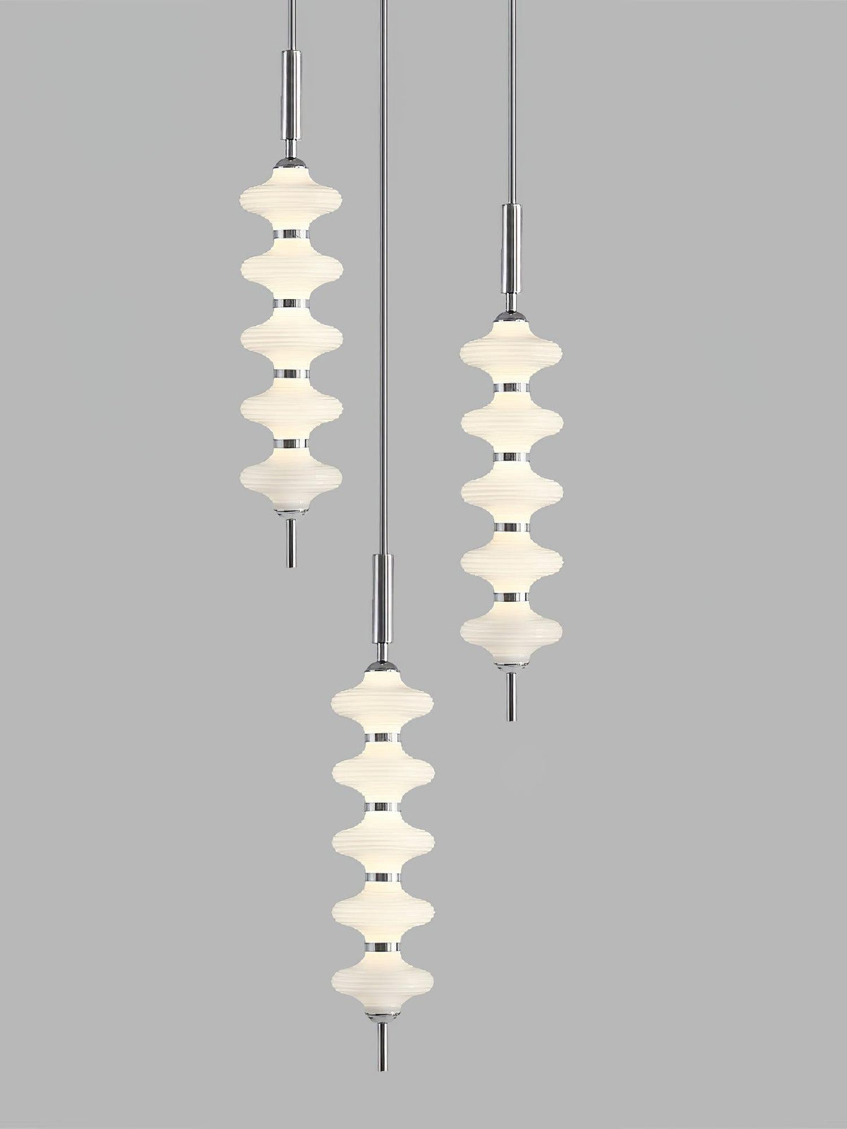Suspension Tourmaline en verre et métal – vue 30
