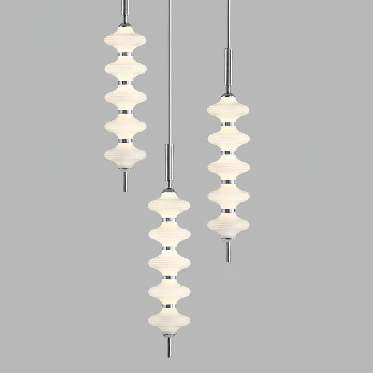 Suspension Tourmaline en verre et métal – vue 22
