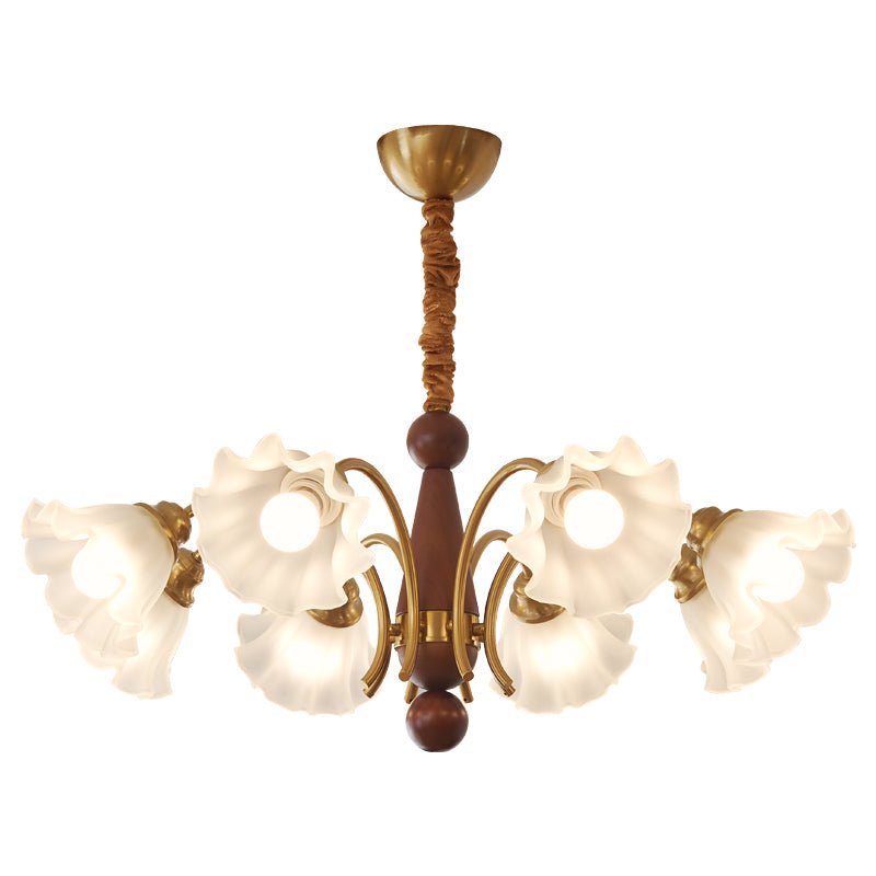 Lustre Gondole en verre et bois – vue 41