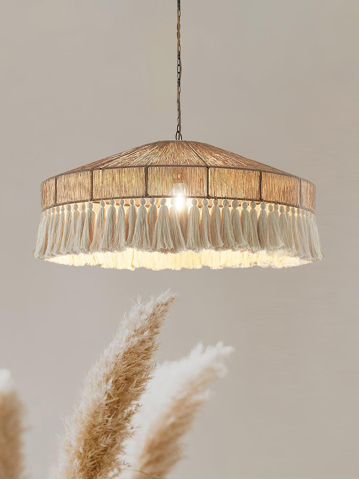 Suspension Stella en jute et métal – vue 23