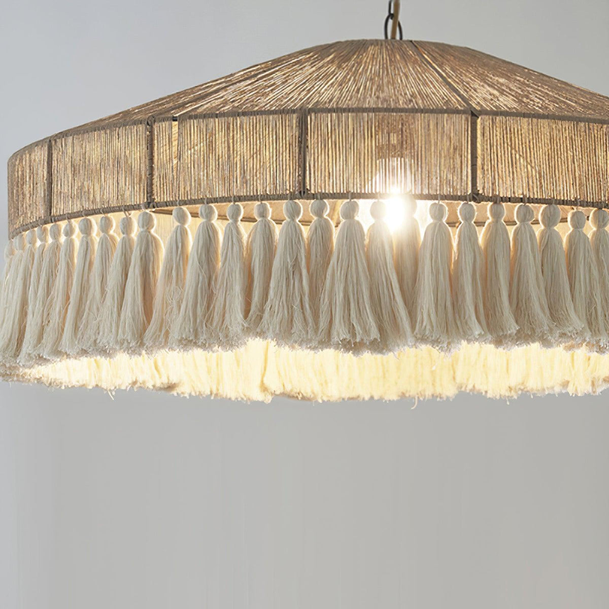 Suspension Stella en jute et métal – vue 2