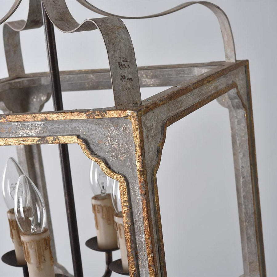 Lustre Manon en bois et métal – vue 2