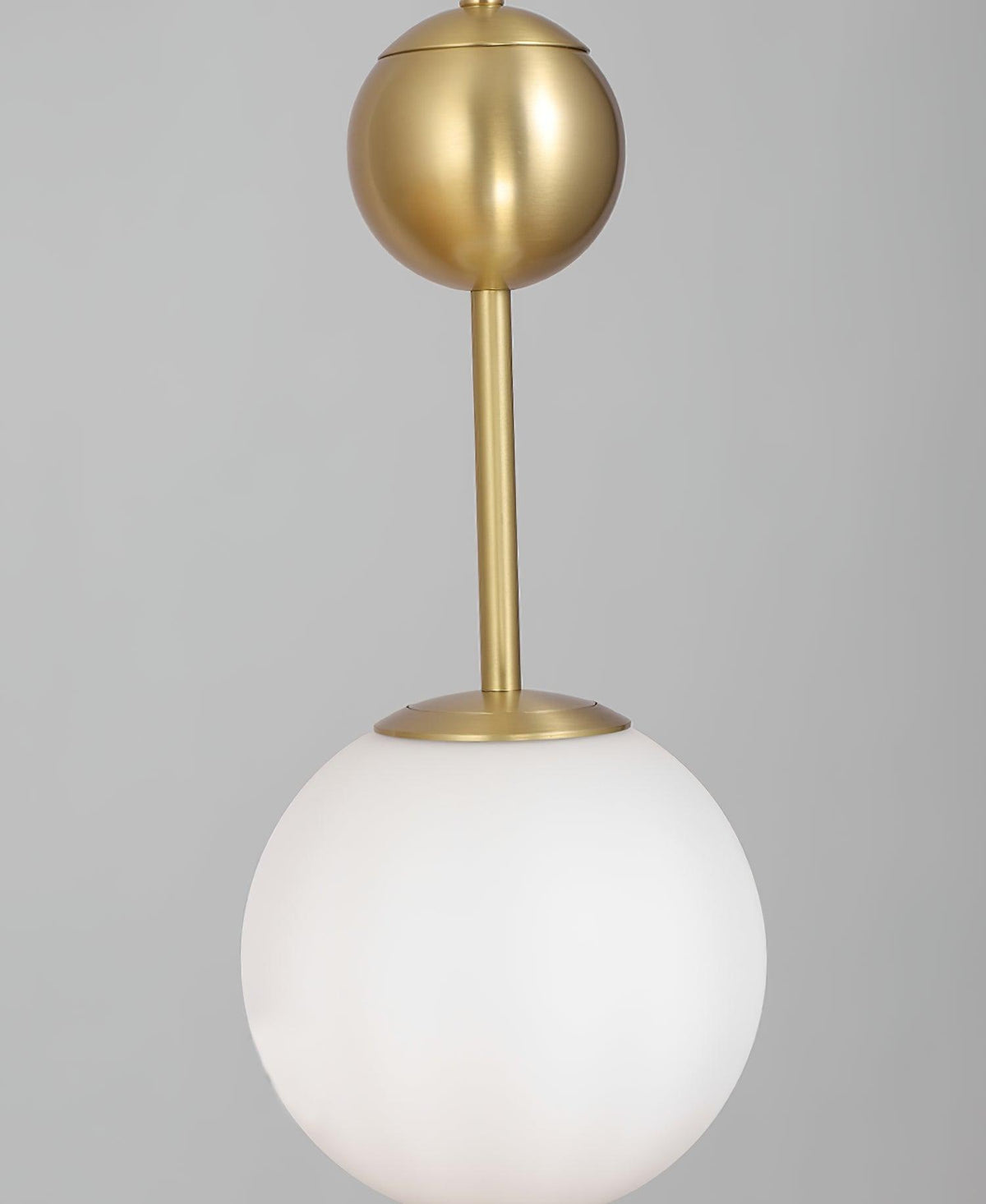 Suspension Arlésienne en verre et laiton – vue 16