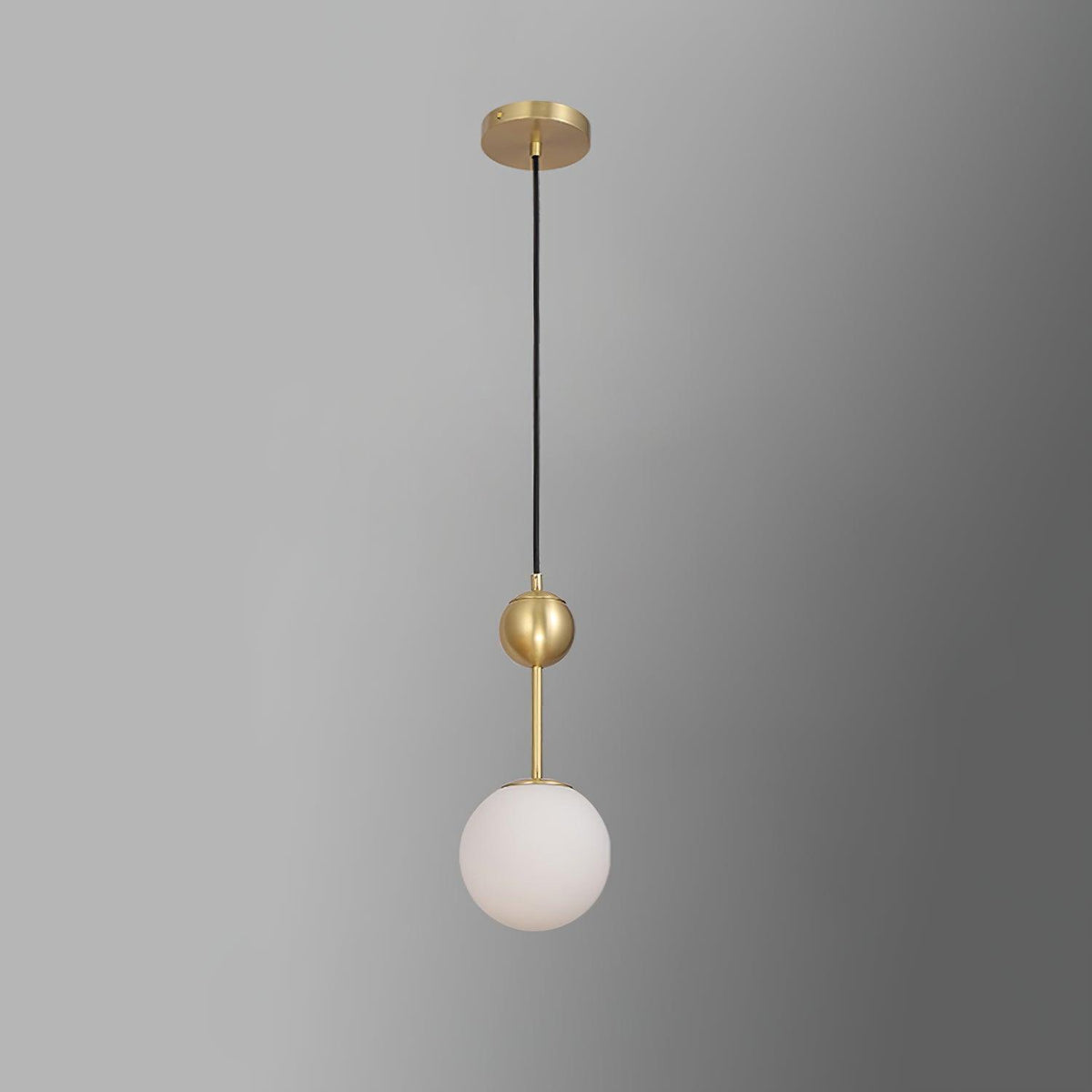 Suspension Arlésienne en verre et laiton – vue 19