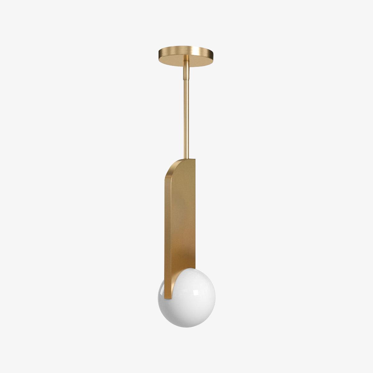 Suspension Feuillage en verre et métal – vue 28