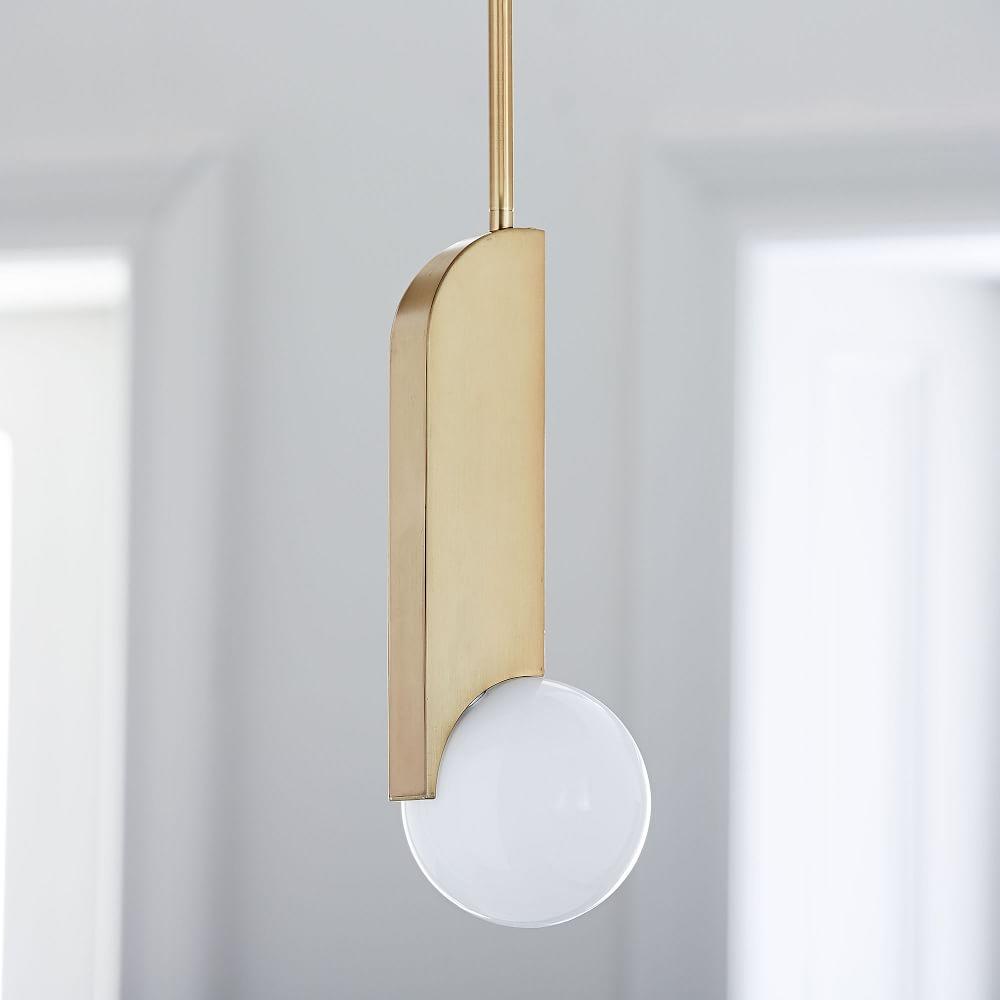 Suspension Feuillage en verre et métal – vue 24