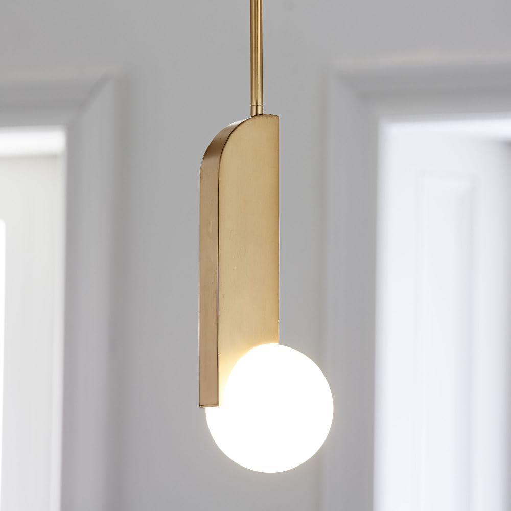 Suspension Feuillage en verre et métal – vue 16