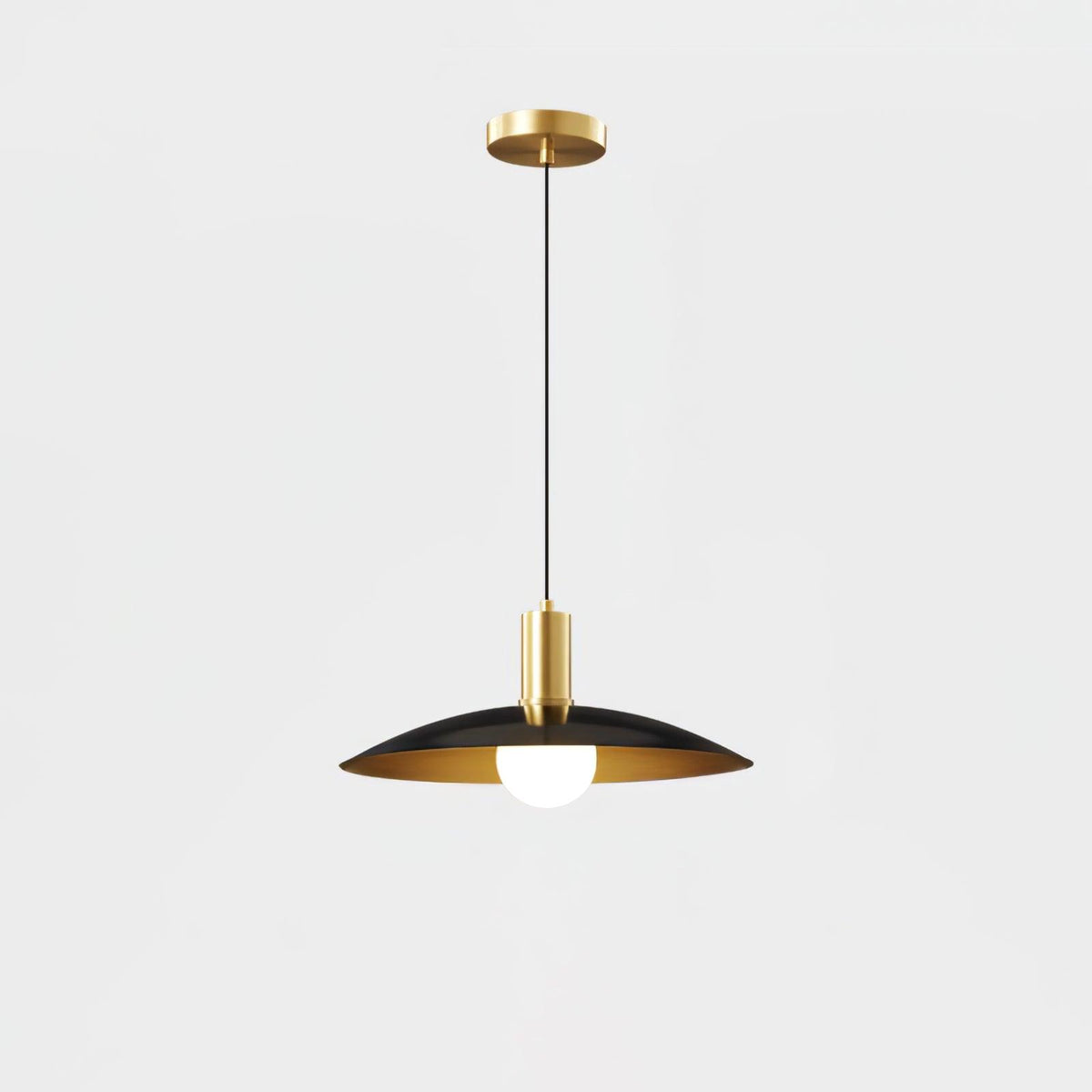 Suspension Baladin en verre et laiton – vue 6