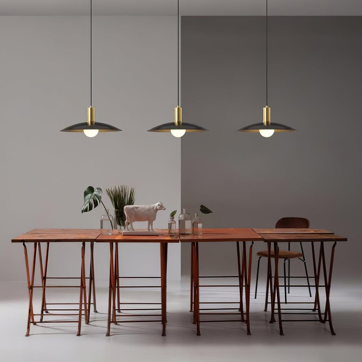 Suspension Baladin en verre et laiton – vue 13