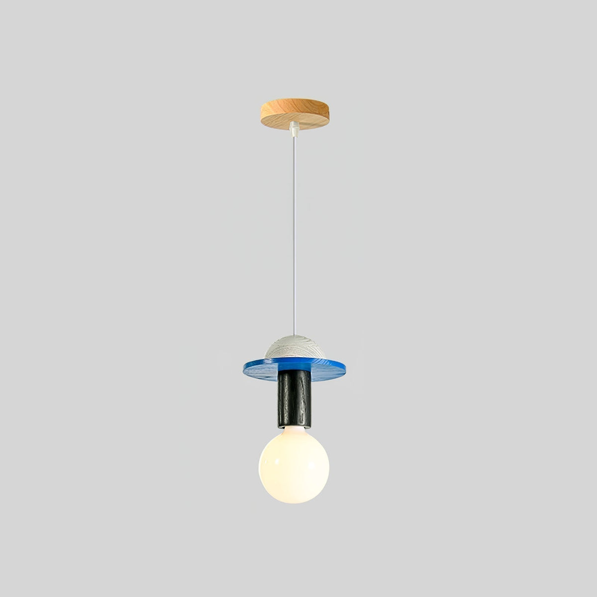Suspension Kaléidoscope en bois et verre – vue 78