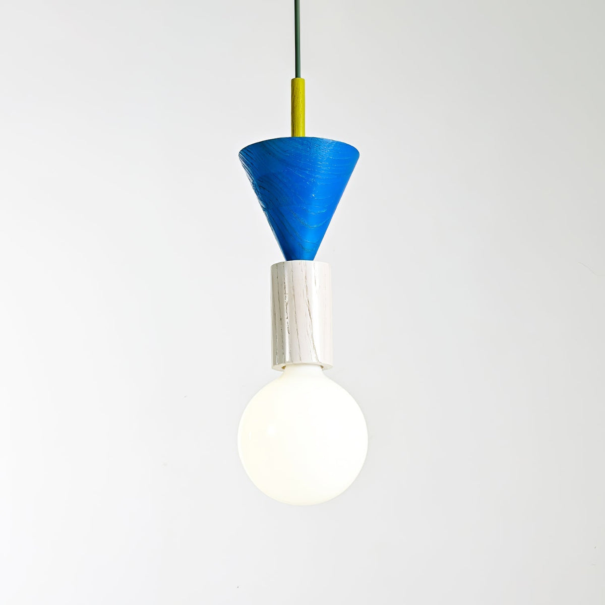 Suspension Kaléidoscope en bois et verre – vue 55