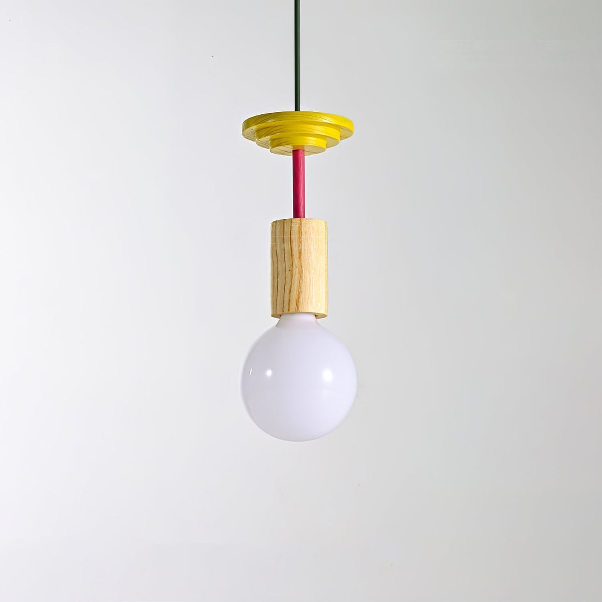 Suspension Kaléidoscope en bois et verre – vue 66