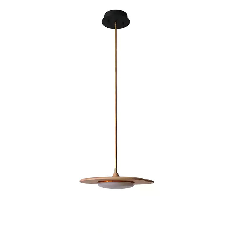 Lustre Dauphine en bois et métal – vue 3
